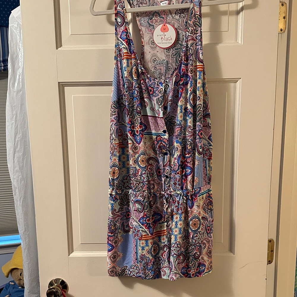 Profile By Gottex Colorful Paisley Swim Coverup